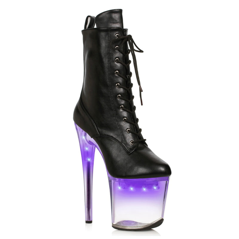Ellie Shoes - 8" Stiletto with Multi-Color Light in Platform