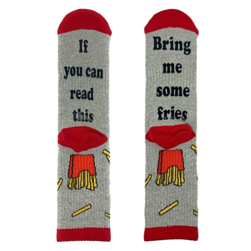 Oooh Yeah - Womens Crew Socks Get Me Fries