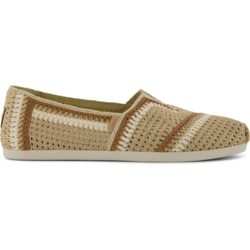 TOMS - Womens Alpargata Classic - Almond Multi Engineered Crochet