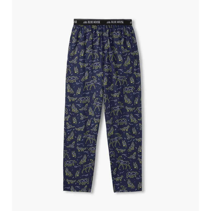 Little Blue House - Animal Constellations Mens Pajama Pants
