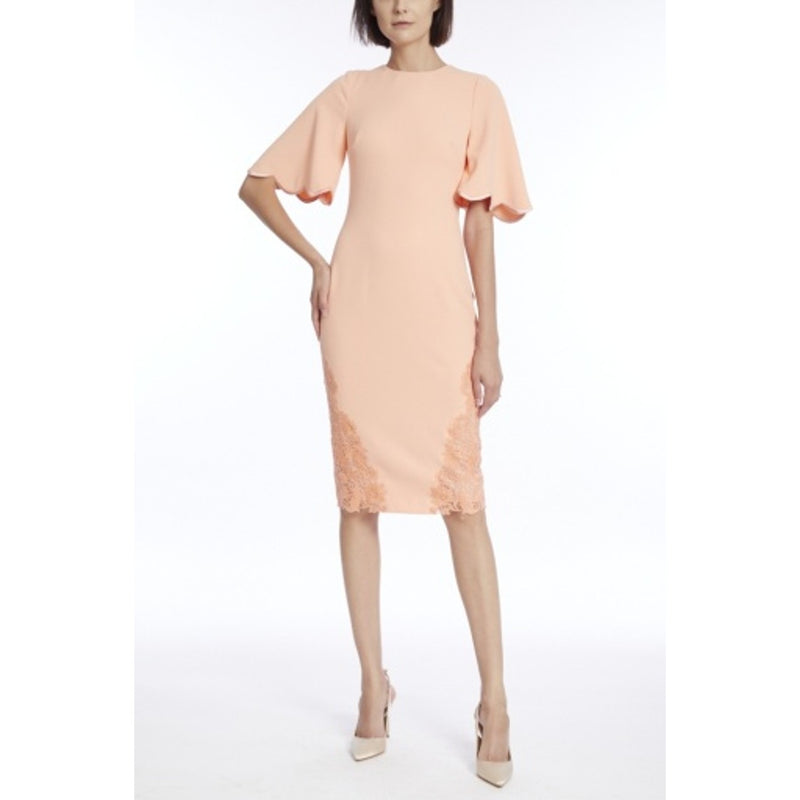 Badgley Mischka - Womens Lace Godet Skirt
