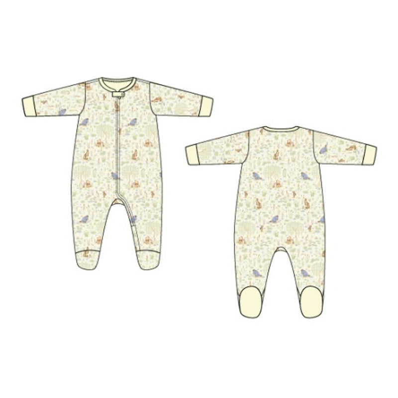 Janie and Jack - Kids Bu Spring Pooh Footie Disney Sb1 S0