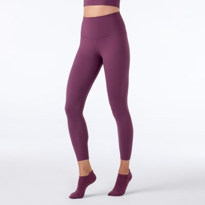 Thirty Three Threads - Unisex H Waisted 7/8 Legging Bordeaux - Bordeaux