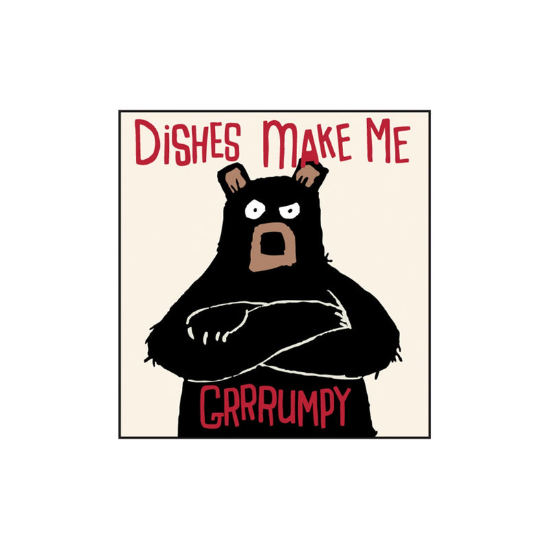 Little Blue House - Unisex Dishes Make Me Grumpy Eco Dishcloth
