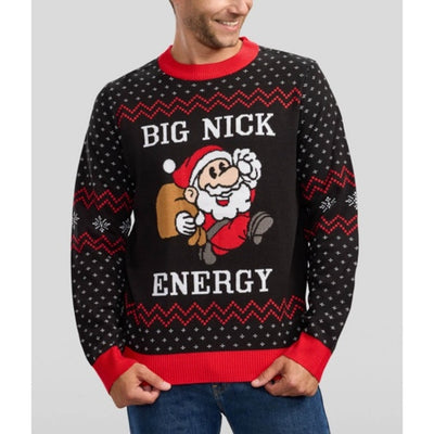 Tipsy Elves - Mens Big Nick Energy Ugly Christmas Sweater