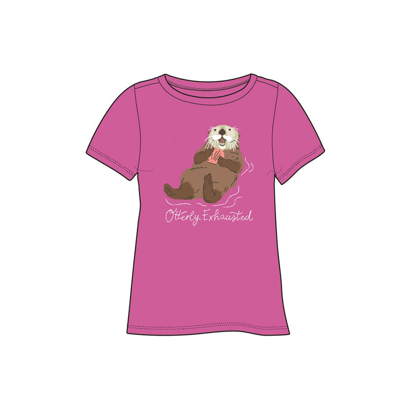 Little Blue House - Happy Otters Womens Tee