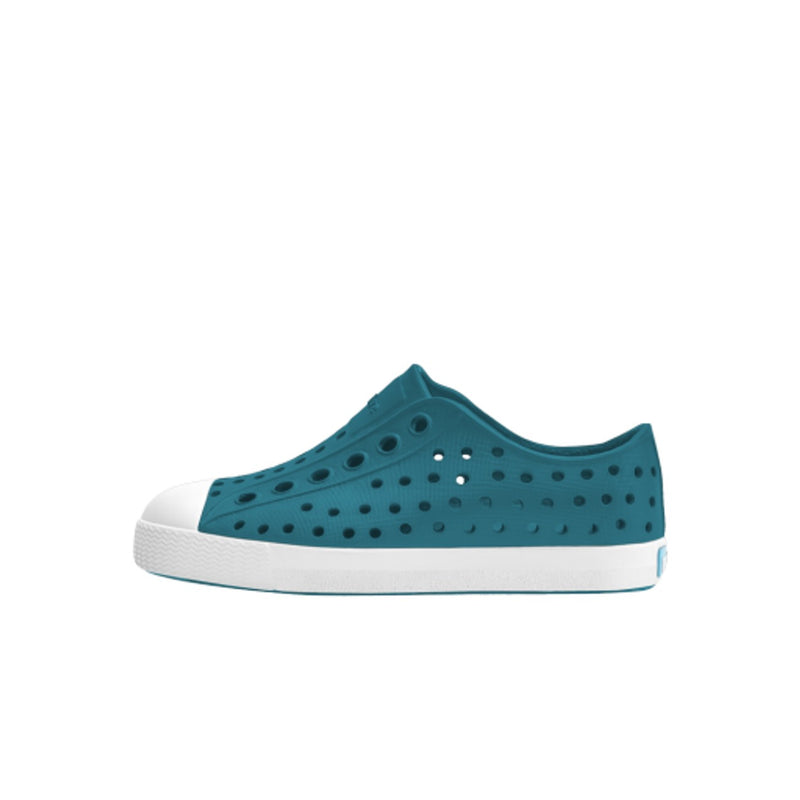 Native Shoes - Unisex Jefferson Kids - Faded Glory Blue/ Shell White