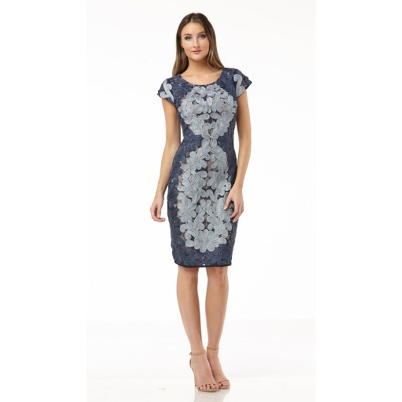 JS Collections - Womens Soutache Lace Cocktail Dress