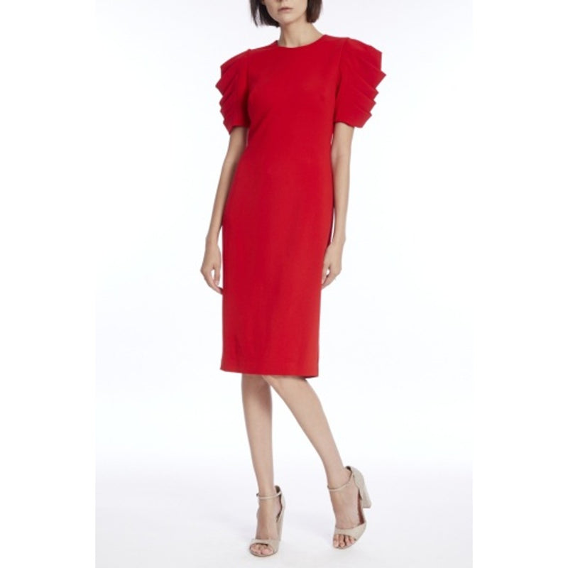Badgley Mischka - Womens Pleated Drape Slv