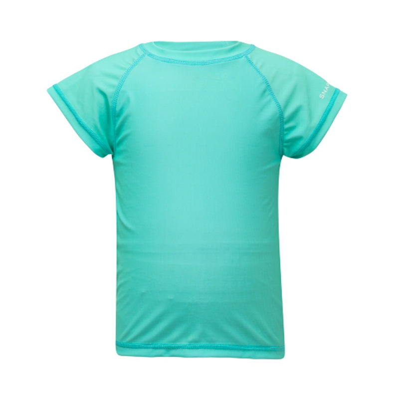 Snapper Rock - Girls Mint Short Sleeve Rash Top