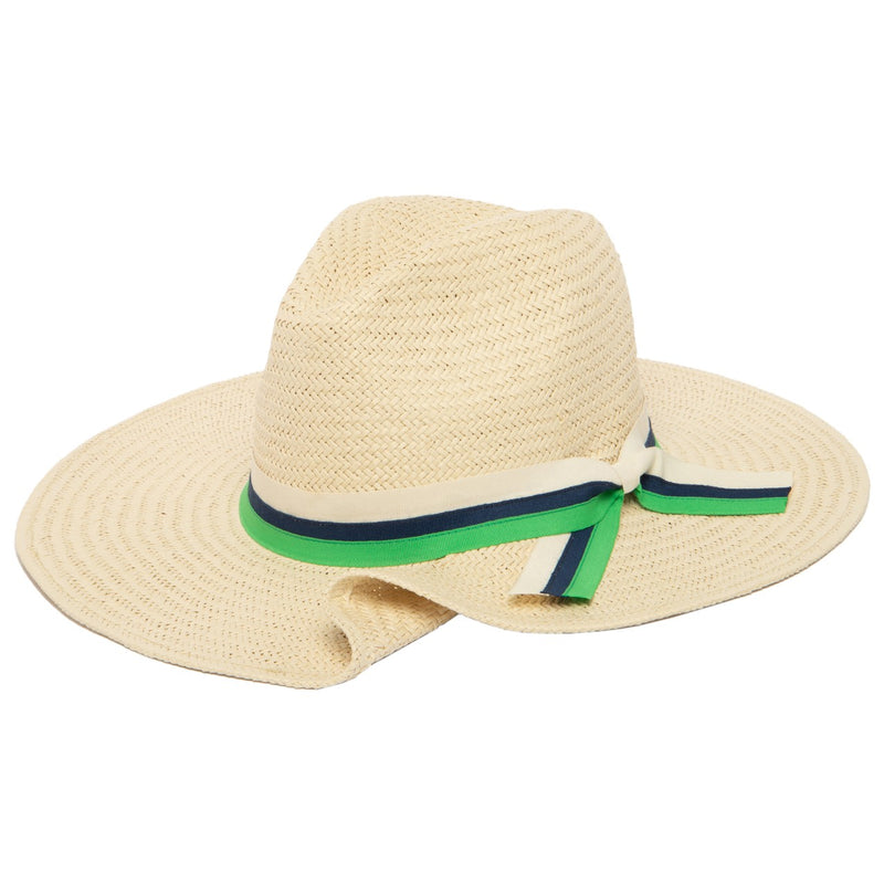 San Diego Hat Company - Trina Turk Woven Paper Straw Fedora