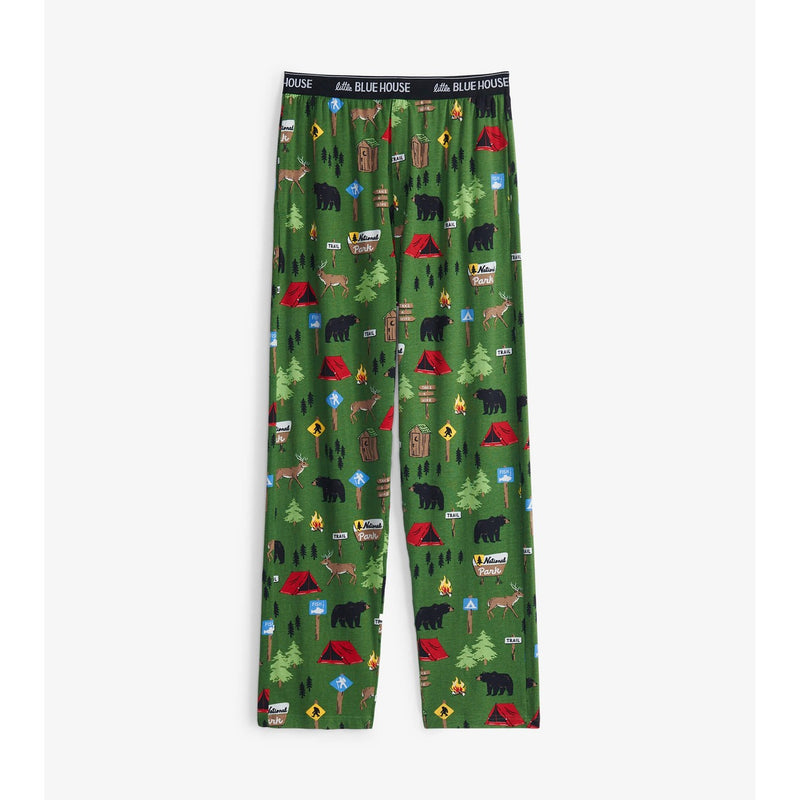 Little Blue House - Hiking Trail Mens Jersey Pajama Pants