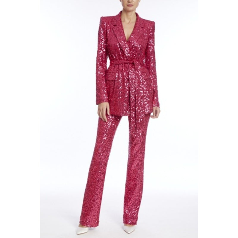 Badgley Mischka - Womens Sequin Boot Leg