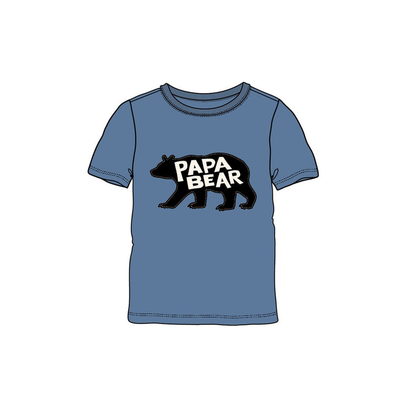 Little Blue House - Papa Bear Mens Tee