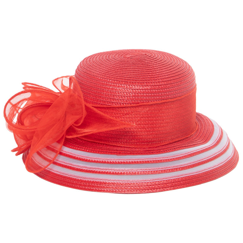 San Diego Hat Company - Round Crown Polyester Braid Dress Hat