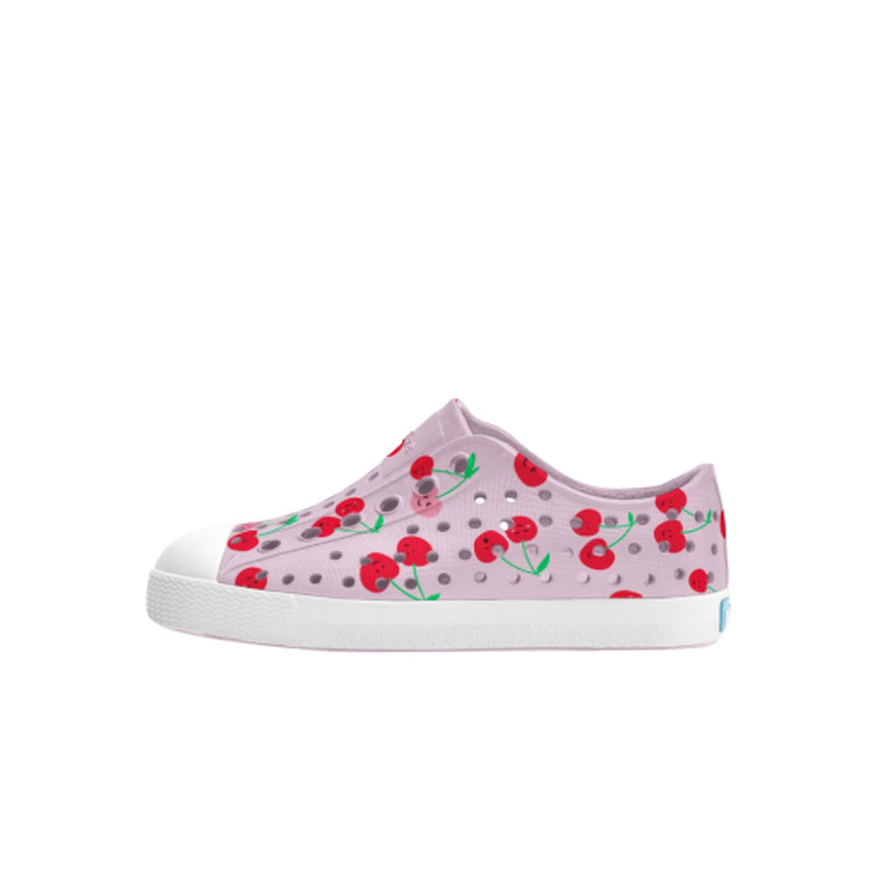 Native Shoes - Unisex Jefferson Print Kids - Barely Pink/ Shell White/ Cherries