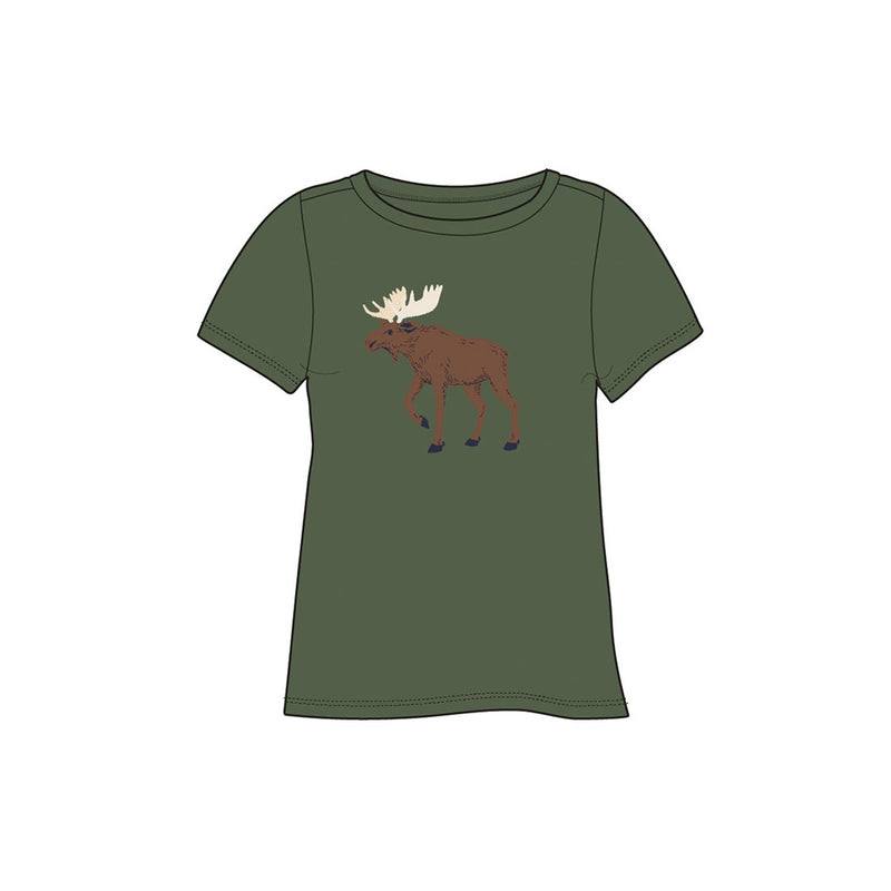 Little Blue House - Wild Moose Womens Pajama Tee