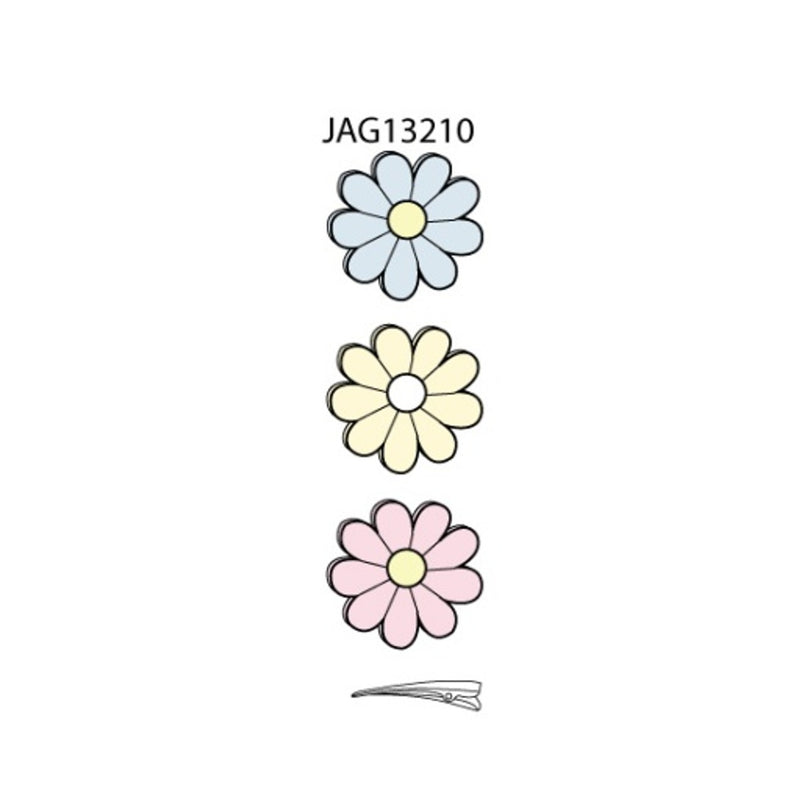 Janie and Jack - Kids G Multi Flwr Clip 3pk E2