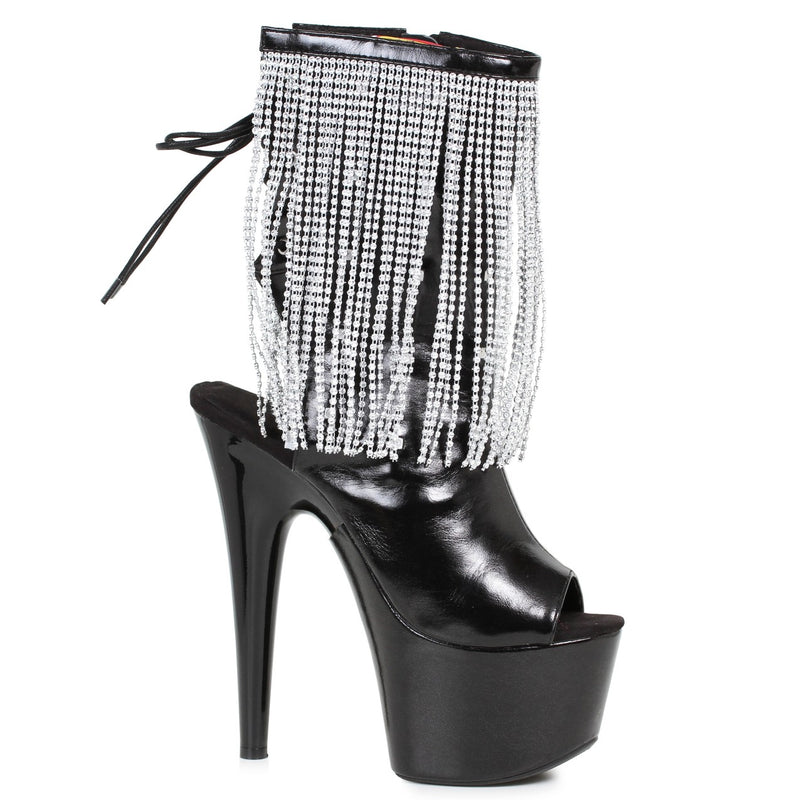 Ellie Shoes - 7" Platform Heel W/Fringe Light Up