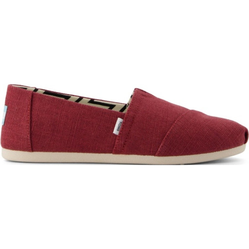 TOMS - Womens Alpargata Classic - Ruby Heritage Canvas