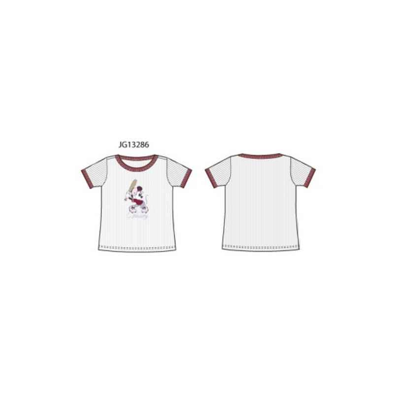 Janie and Jack - Girls K Wht Minnie Graphic Top Disney