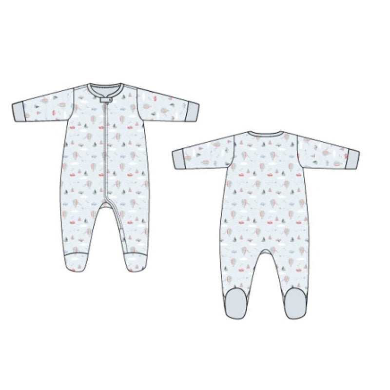 Janie and Jack - Kids Bb Plane Footie Sb1 S0