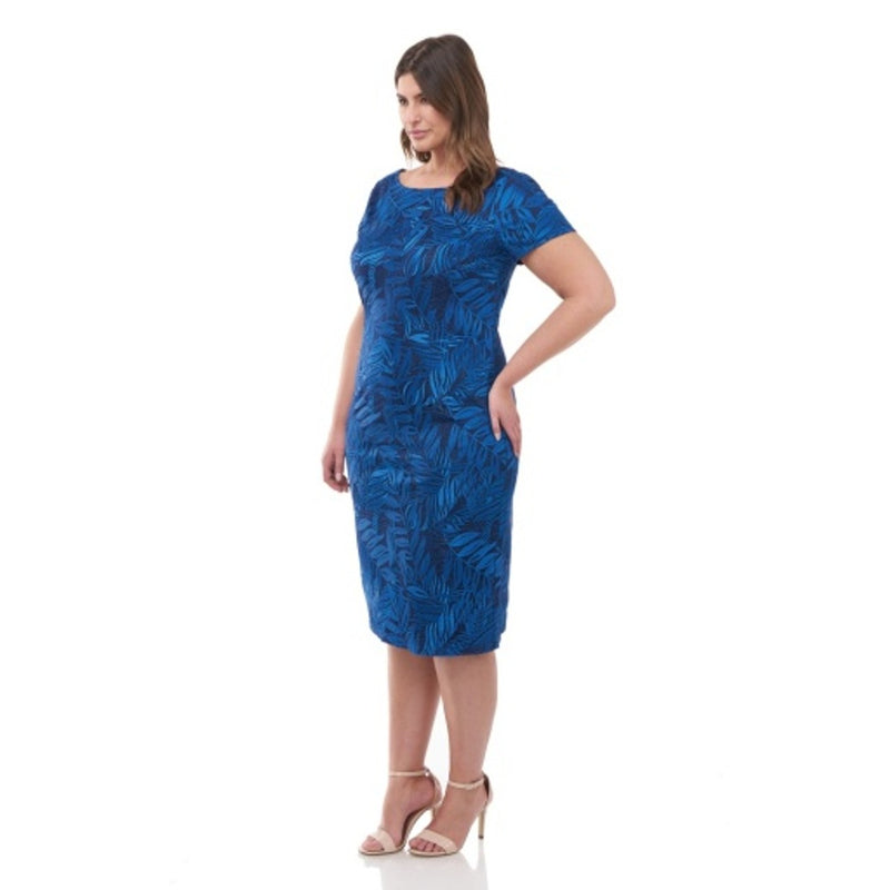 JS Collections - Womens Ss Embroidered Cocktail Drs