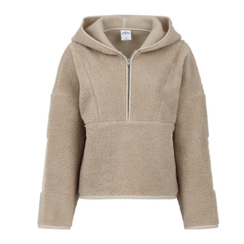 Year of Ours - Womens Sherpa Mammoth Half Zip Hoodie