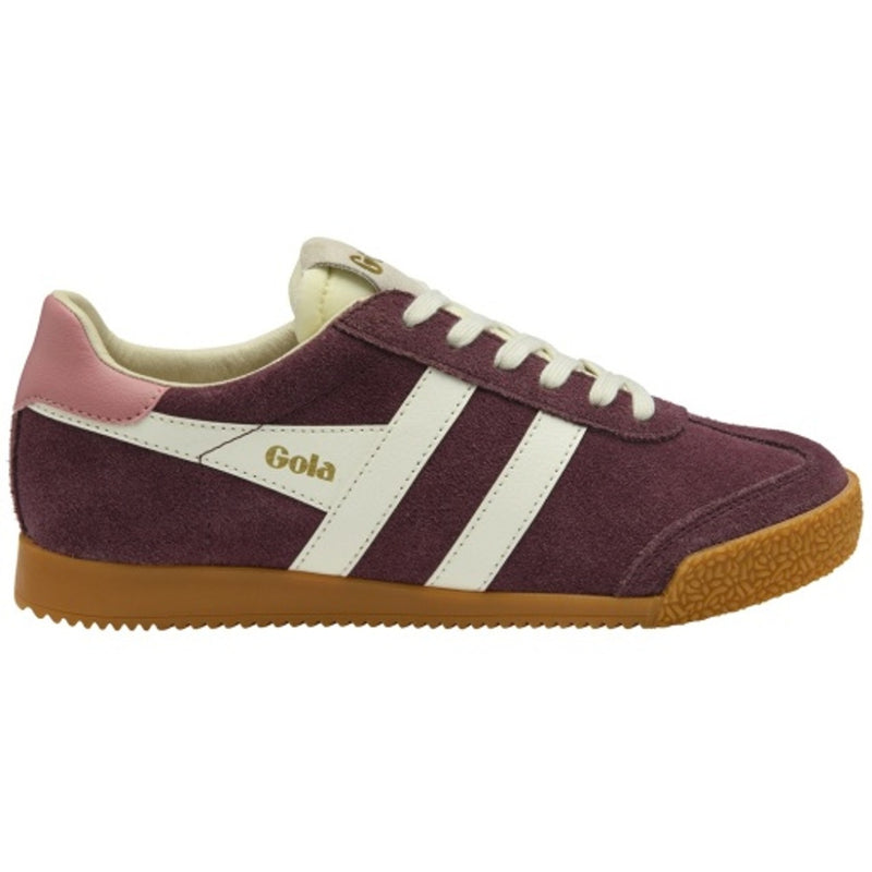 Gola - Womens Elan Sneakers - Windsor Wine/Off White/Coral Pink