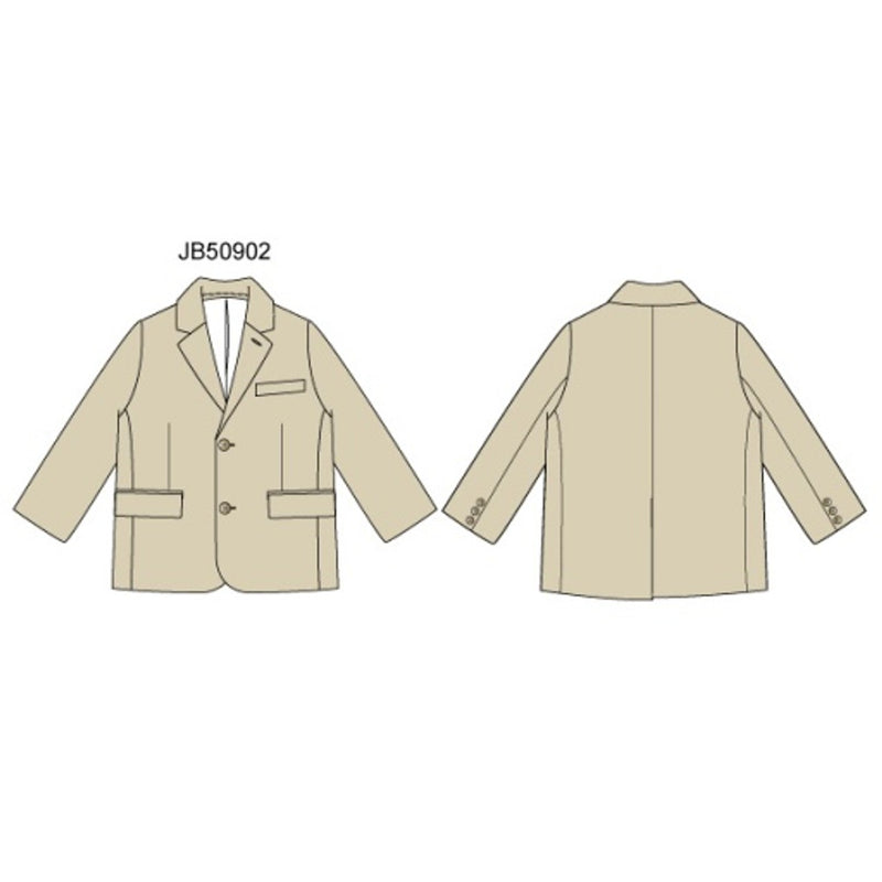 Janie and Jack - Boys with Es Khaki Twill Blazer Spbas
