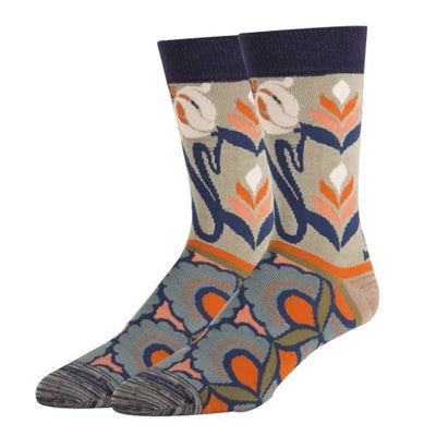 Oooh Yeah - Mens Crew Socks-Azalea Breeze