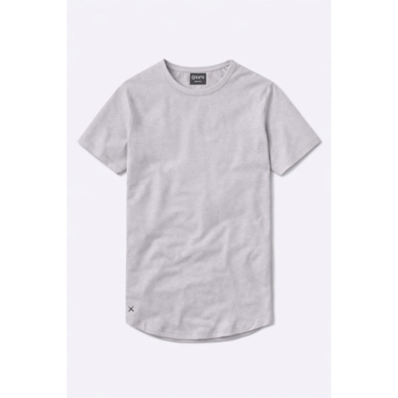 Cuts - Mens Ao Curve-Hem Tee - Morning Dove