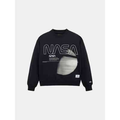 Alpha Industries - Mens Essential Relaxed Fit Crewneck (Nasa Galaxy)
