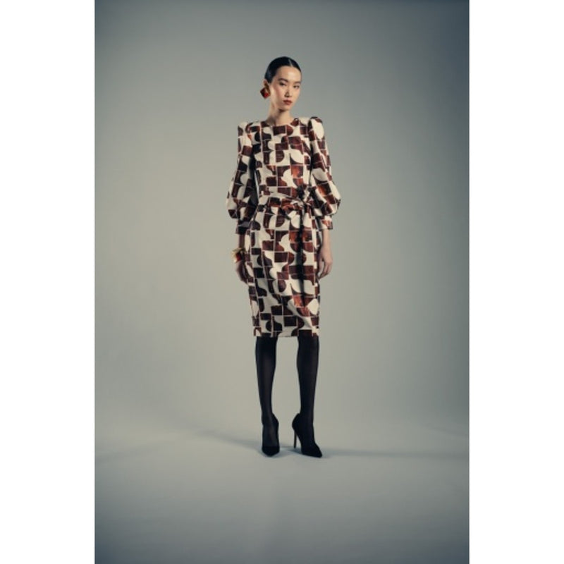 Badgley Mischka - Womens Blouson Slv