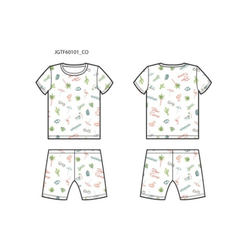 Janie and Jack - K Short Sleeve Palm Springs Shortie Sb1 S0