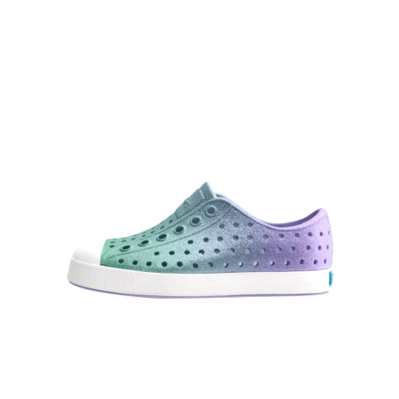 Native Shoes - Unisex Jefferson Bio-Bling Kids - Fresco Twirling Bling/ Shell White