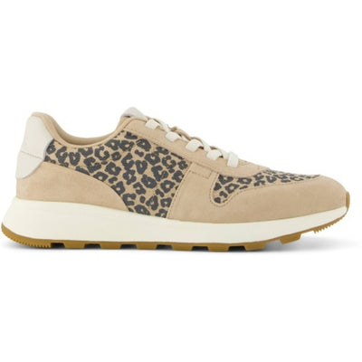 TOMS - Womens Trvl Lite Retro - Water Repellent Oatmeal Small Leopard Spots/Suede