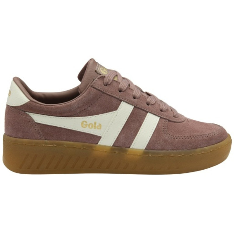 Gola - Womens Grandslam Suede Sneakers - Brownrose/Off White/Gum