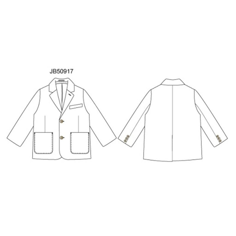 Janie and Jack - Boys with Es White Linen Blazer E1