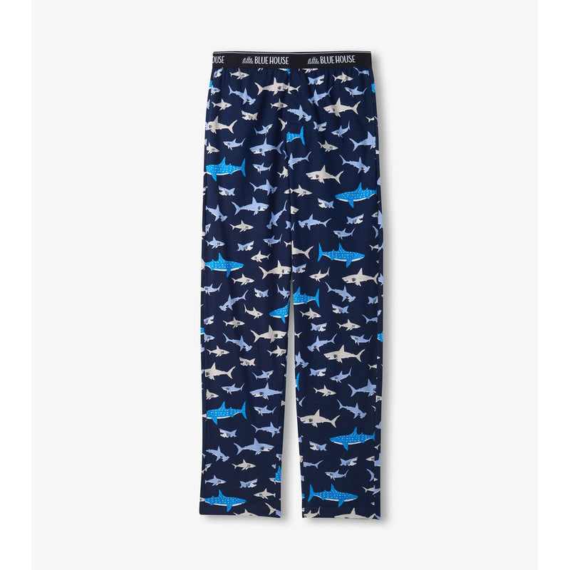 Little Blue House - Swimming Sharks Mens Pajama Pants