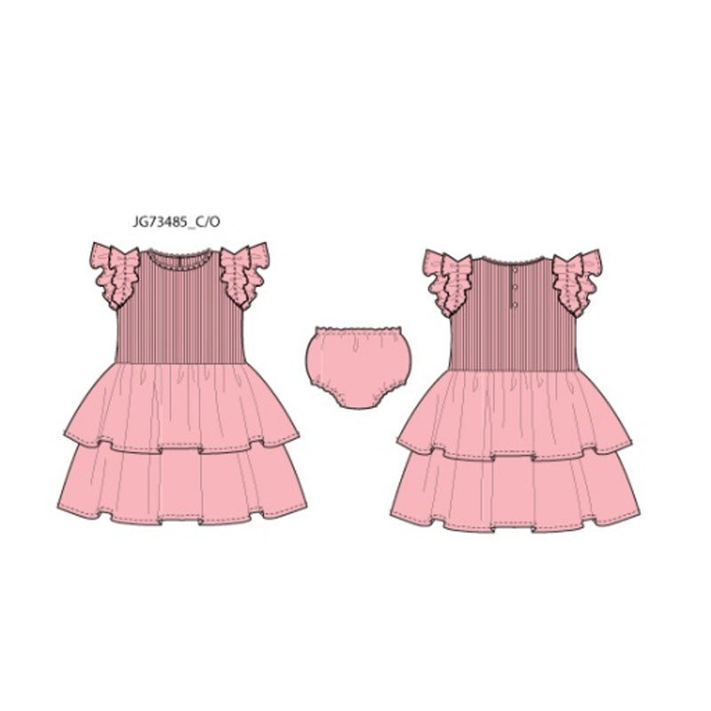 Janie and Jack - Girls K Es Ktw Pink Dress Sm1