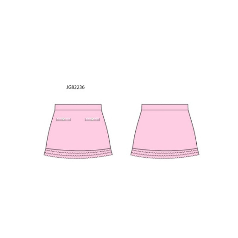 Janie and Jack - Girls S Pnk Mini Scllp Swtr Skirt E1