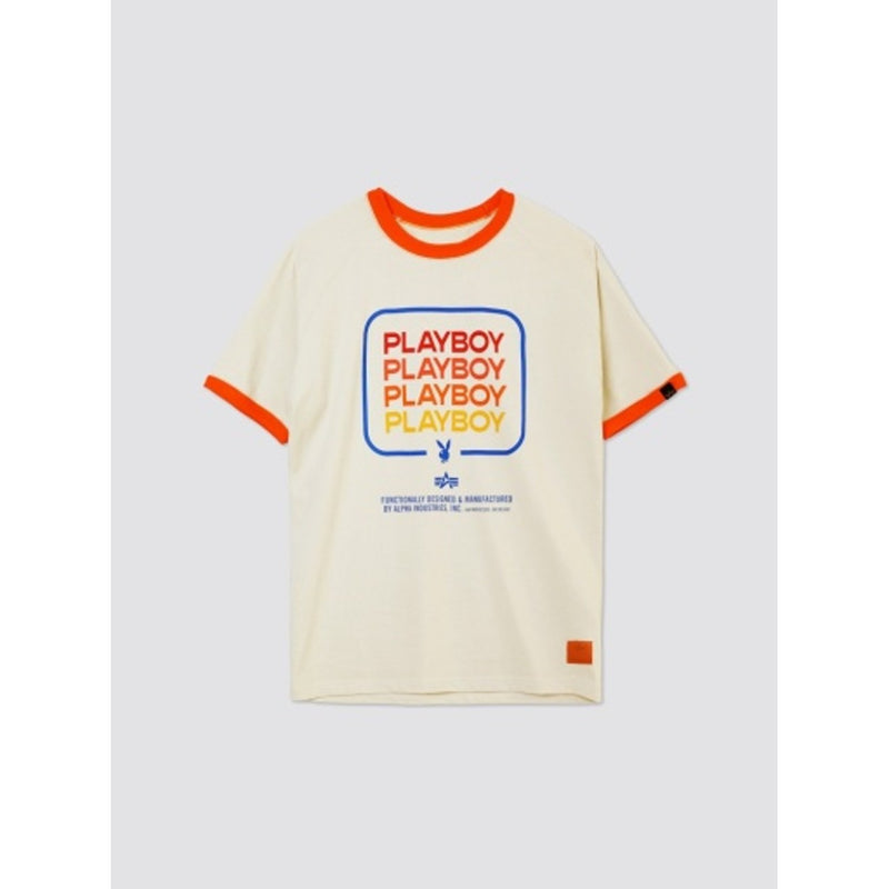Alpha Industries - Mens Playboy Multi Stack Ringer Tee