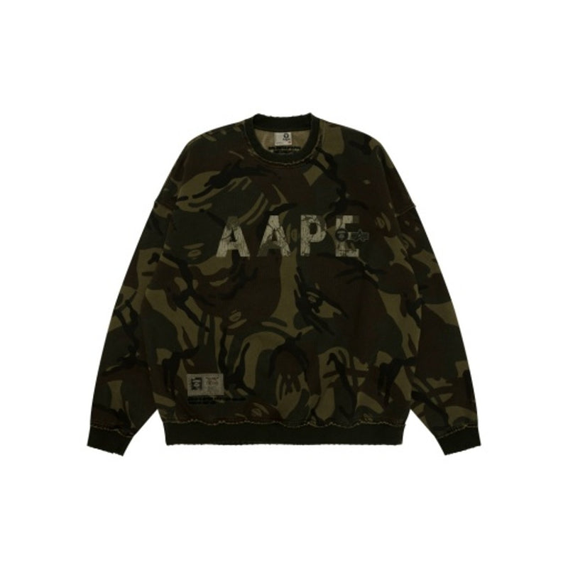 Alpha Industries - Mens Aape X Alpha Camo Crewneck Sweatshirt