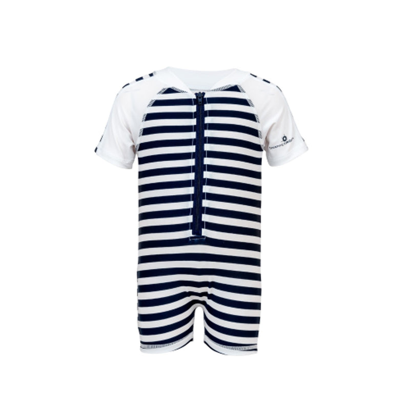 Snapper Rock - Baby 1 Pc Uv50 Zippered Sun Suit-Short Sleeve
