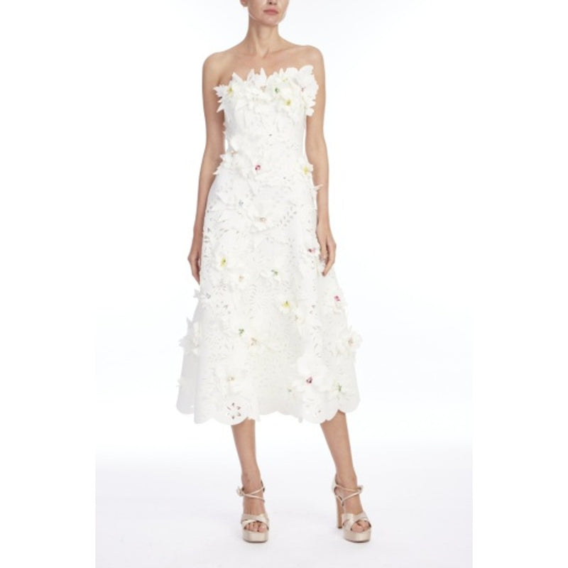 Badgley Mischka - Womens Scuba Appl Midi