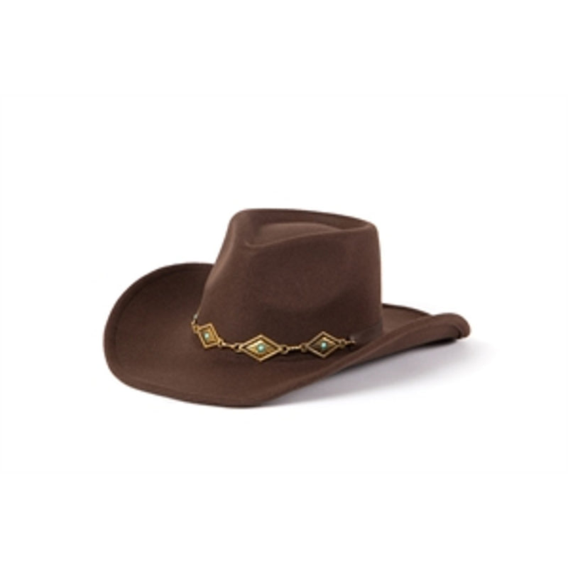 San Diego Hat Company - Faux Felt Pinch Crown Cowboy