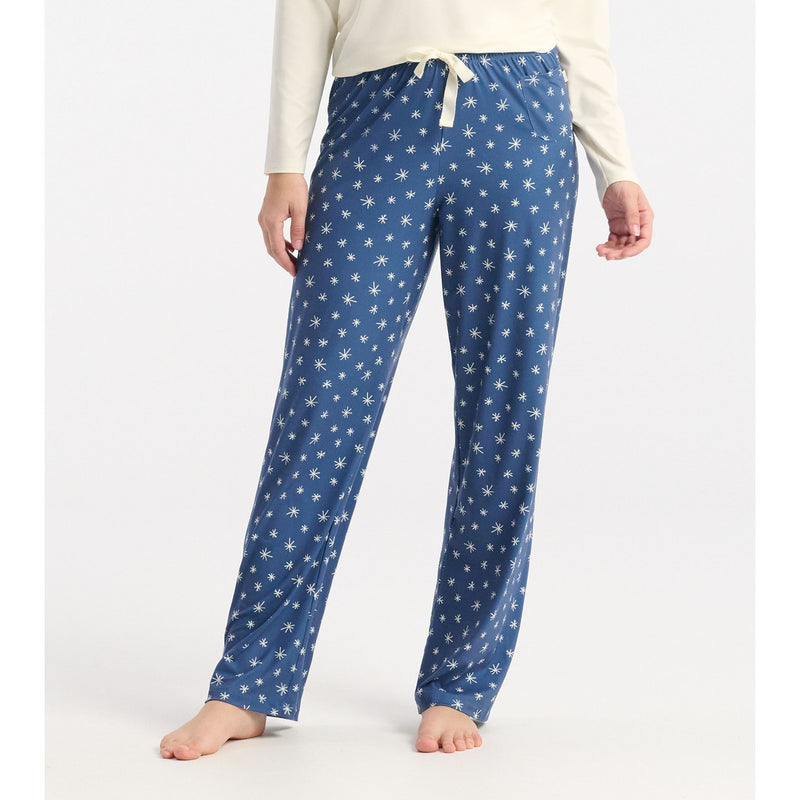 Little Blue House - Unisex Blue Snowflakes Pj Pants in a Bag