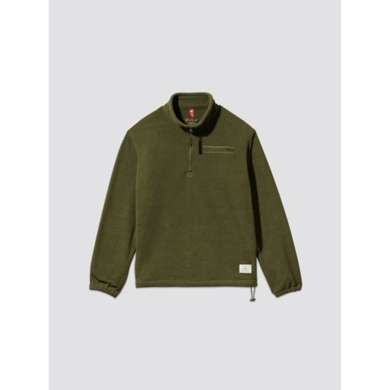 Alpha Industries - Mens Quarter Zip Fleece Pullover
