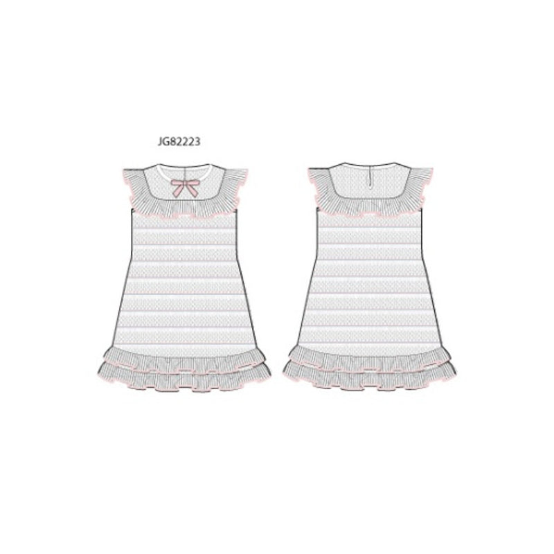 Janie and Jack - Girls S Pnk Stripe Swtr Dress Sp1